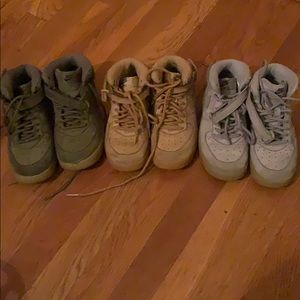 Nike air forces💛💚🤍 lot of 3**